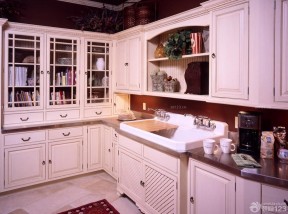 小户型开放式厨房装修效果图 洗手池装修效果图片
