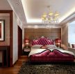奢华中式复式楼卧室设计装修效果图