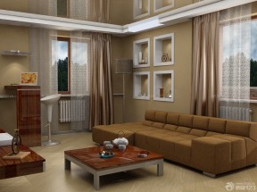 小户型客厅装饰 沙发床装修效果图片