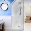 小美式风格90平米小户型浪漫的主卧室卫生间装修效果图片欣赏