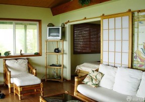  小户型韩式装修 客厅沙发背景墙效果图