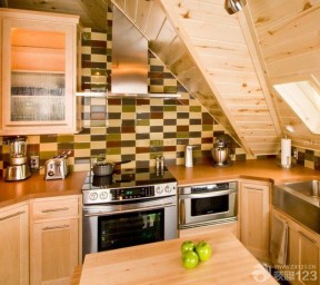 90平带平顶阁楼小户型装修图片 房子厨房装修