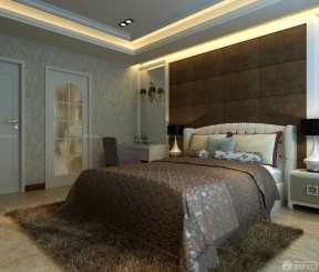 90平米小户型浪漫的主卧室卫生间装修效果图 简欧风格家装