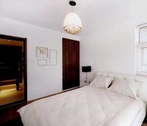 90平米小户型浪漫的主卧室卫生间装修效果图 简约风格