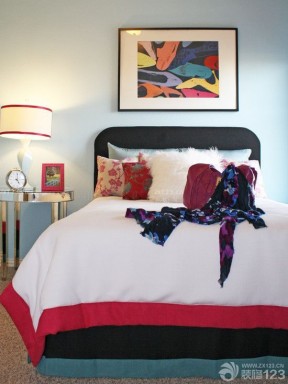 美式简约风格90后女生卧室装修图片