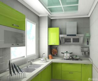 现代小户型厨房橱柜效果图片大全