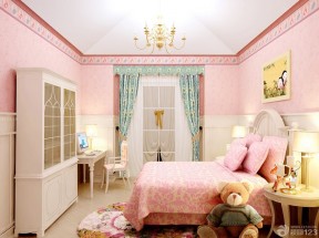 农村盖别墅粉色墙面装修设计效果图片大全