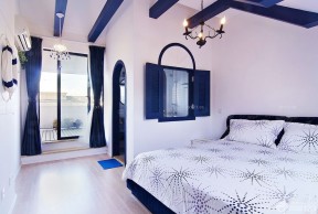 别墅样板房 地中海风格卧室图片