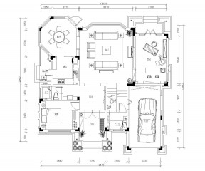 最新两层私人别墅设计平面图 