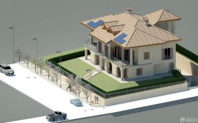 豪华别墅设计图 别墅屋顶设计