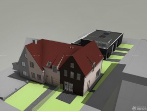 小别墅图纸 美式家居装修效果图片