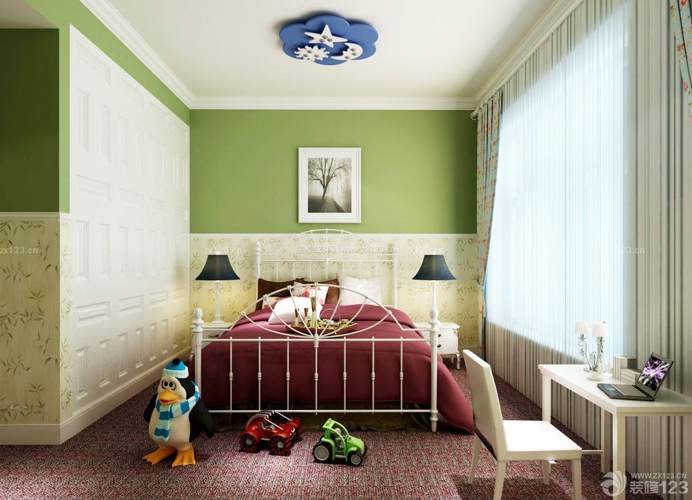 月光别墅儿童卧室装修效果图