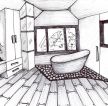 别墅卫生间设计图纸及效果图欣赏