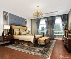 私人别墅设计 欧式卧室设计效果图