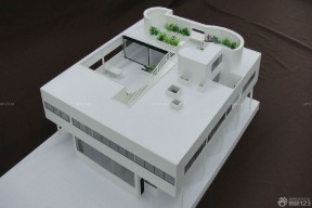 萨伏伊别墅模型俯视图