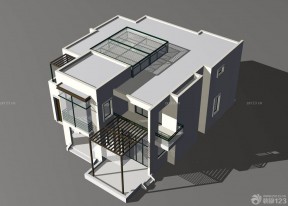 萨伏伊别墅模型 私人别墅设计