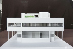 现代风格萨伏伊别墅模型