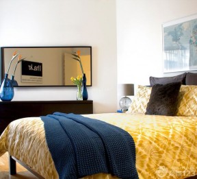 一居室小户型装修图 美式卧室装修效果图