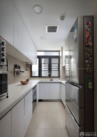 现代小户型厨房整体橱柜装修效果图大全2023图片