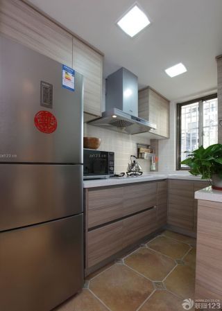 现代小户型厨房橱柜装修效果图大全2023图片