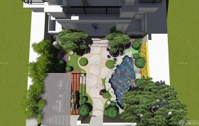 别墅花园设计 农村小型别墅图片