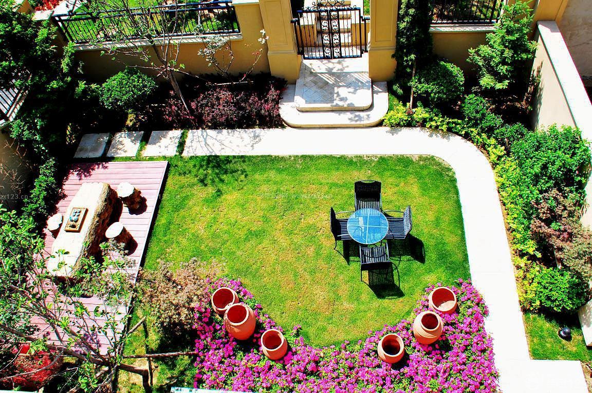 欧式小庭院设计实景图图片