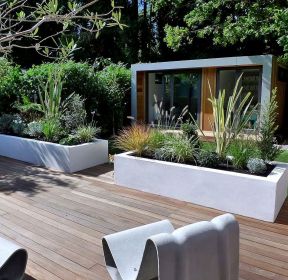 农村豪华别墅庭院绿化设计效果图片-每日推荐