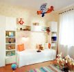 温馨小户型儿童房间小花壁纸装修实景图