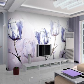 客厅壁画图片 现代家装风格