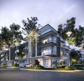 现代联排别墅房子装修设计图片大全简单的-每日推荐