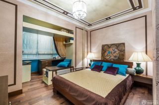 中式风格交换空间小户型卧室装修实景图