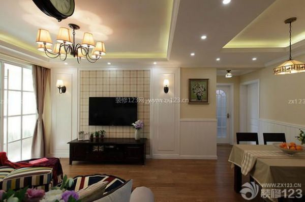 石家庄103平米婚房装修设计：中式风格动感与柔情的完美融合