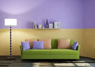 绚丽小户型布艺沙发设计方案图片