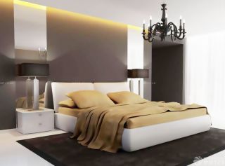双人床装修效果图三室两厅现代简约
