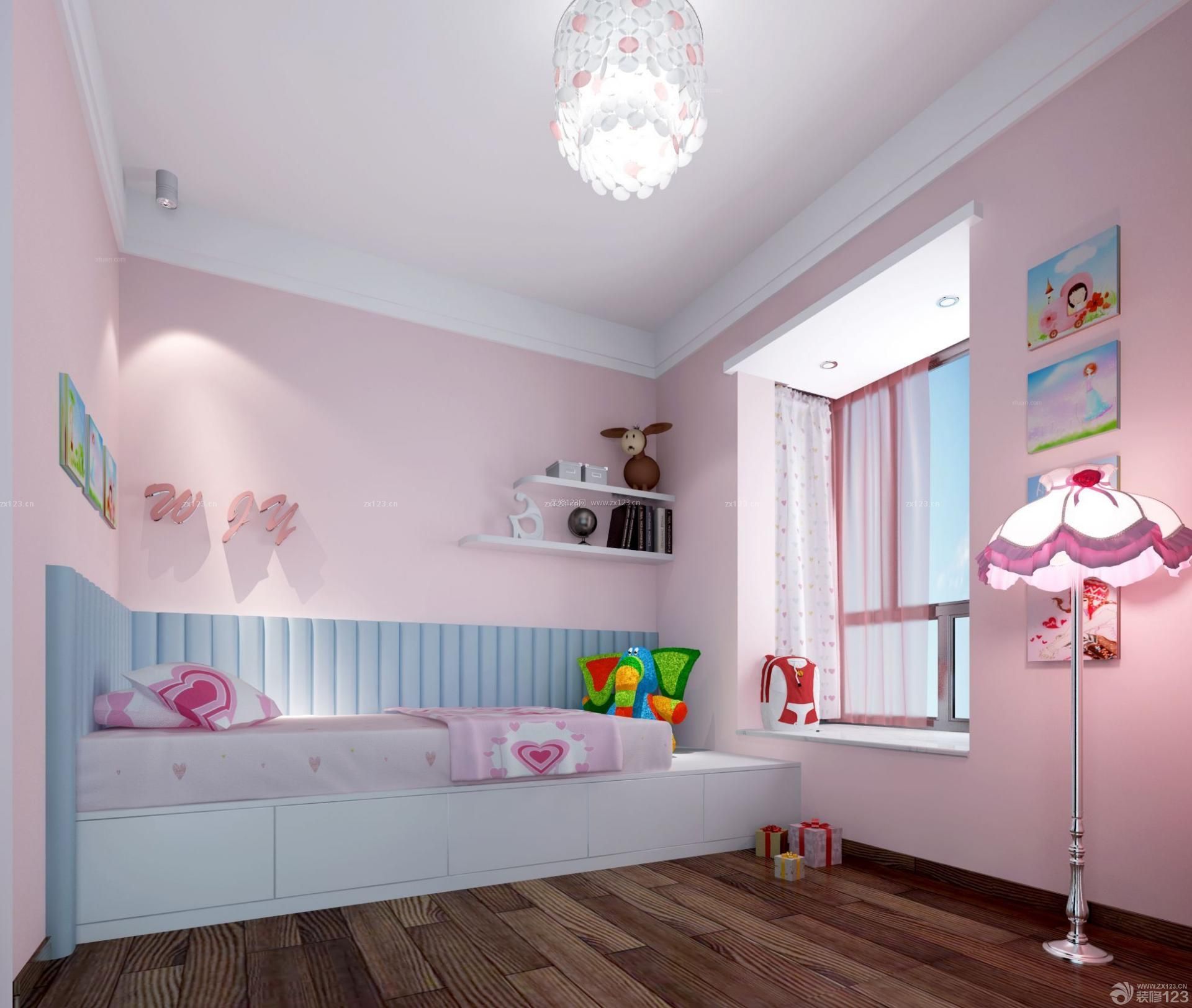 日式风格儿童房墙面颜色装修效果图