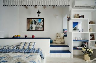 地中海风格小户型家居儿童室内装修样板间