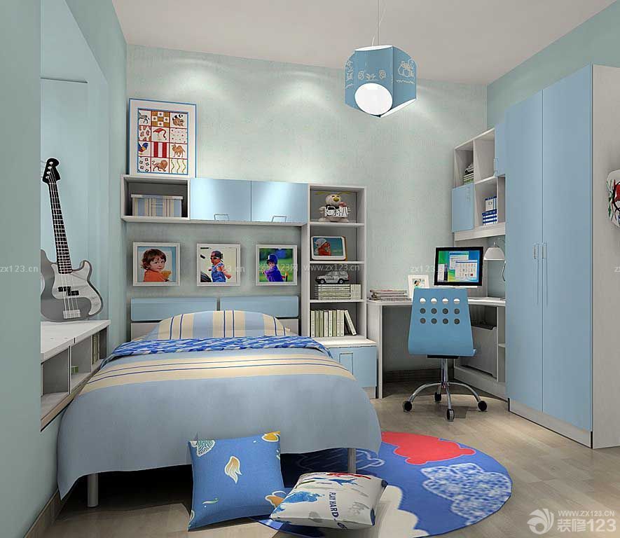 最新现代小户型儿童卧室装修效果图片