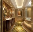 最新欧式豪华室内浴室装修样板间