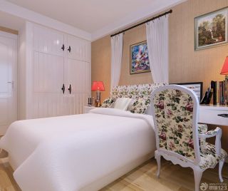 韩式田园风格小户型卧室装修效果图片