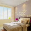 经典现代风格硅藻泥背景墙装修效果图片卧室