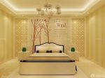 最新家装硅藻泥背景墙设计装修效果图片卧室