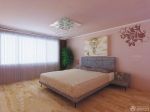 现代风格硅藻泥背景墙装修效果图片卧室
