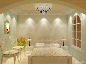 硅藻泥背景墙效果图片卧室 欧式风格家装