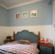 小型卧室设计硅藻泥背景墙装修效果图库