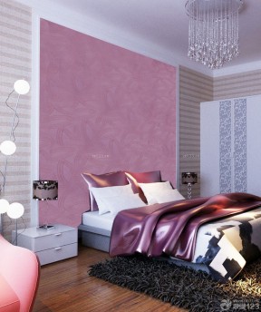 硅藻泥背景墙效果图2014 粉色墙面装修效果图片