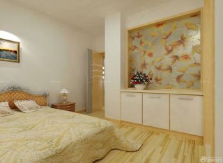现代温馨家庭卧室装修样板间40平方房子