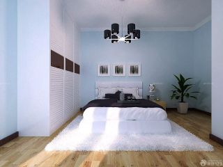 现代简约卧室装修设计样板间40平方房子