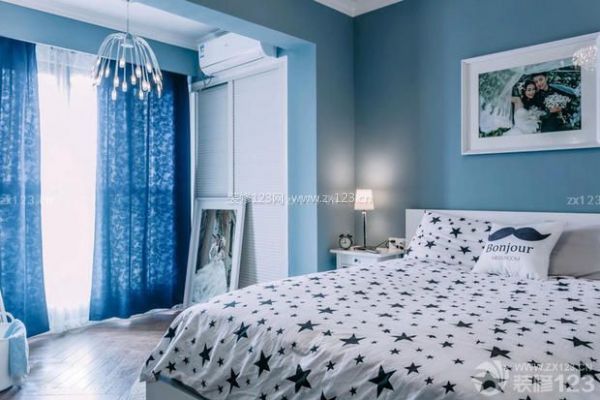 杭州70平米小户型新房装修设计 唯美的蓝色纯净空间