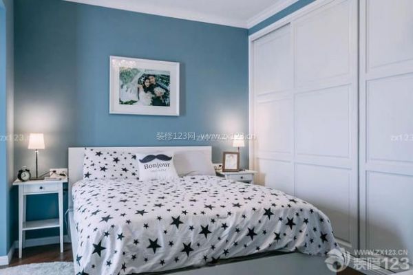 杭州70平米小户型新房装修设计 唯美的蓝色纯净空间