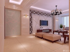 温州欧式家装花纹瓷砖装修效果图三室两厅